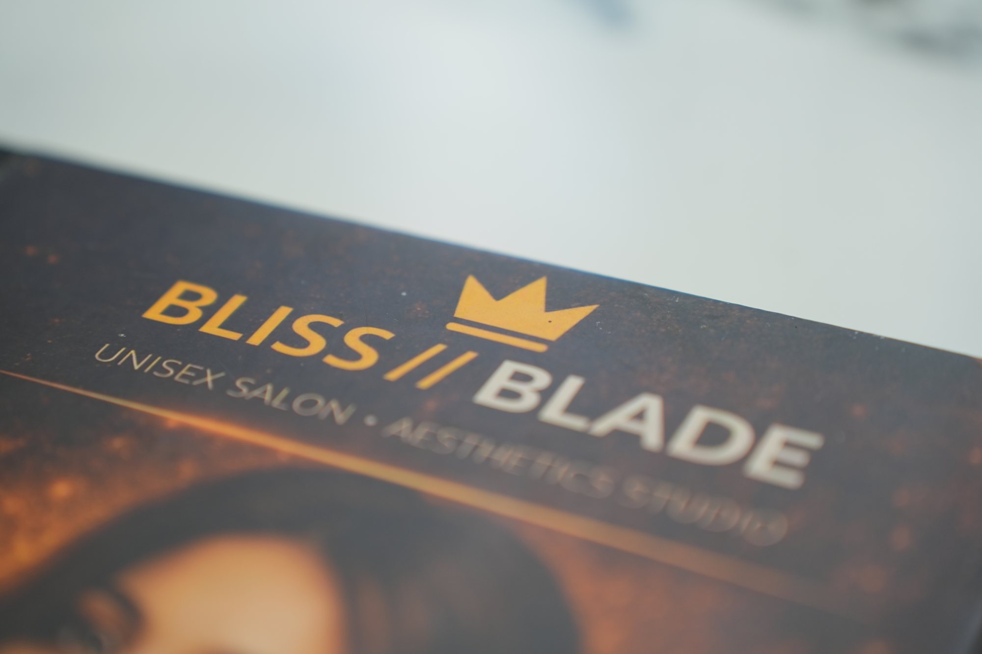 Bliss//Blade salon sign