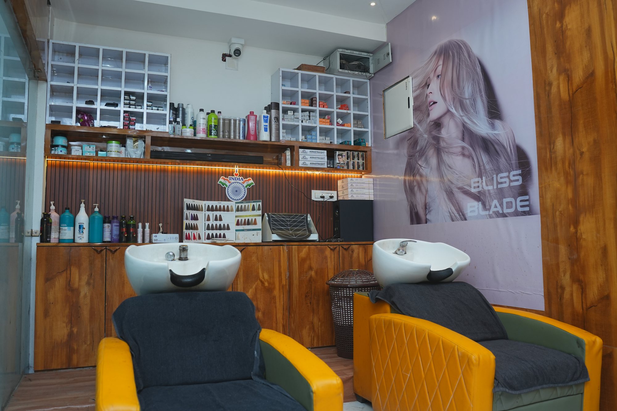 Salon wash stations ready for your visit